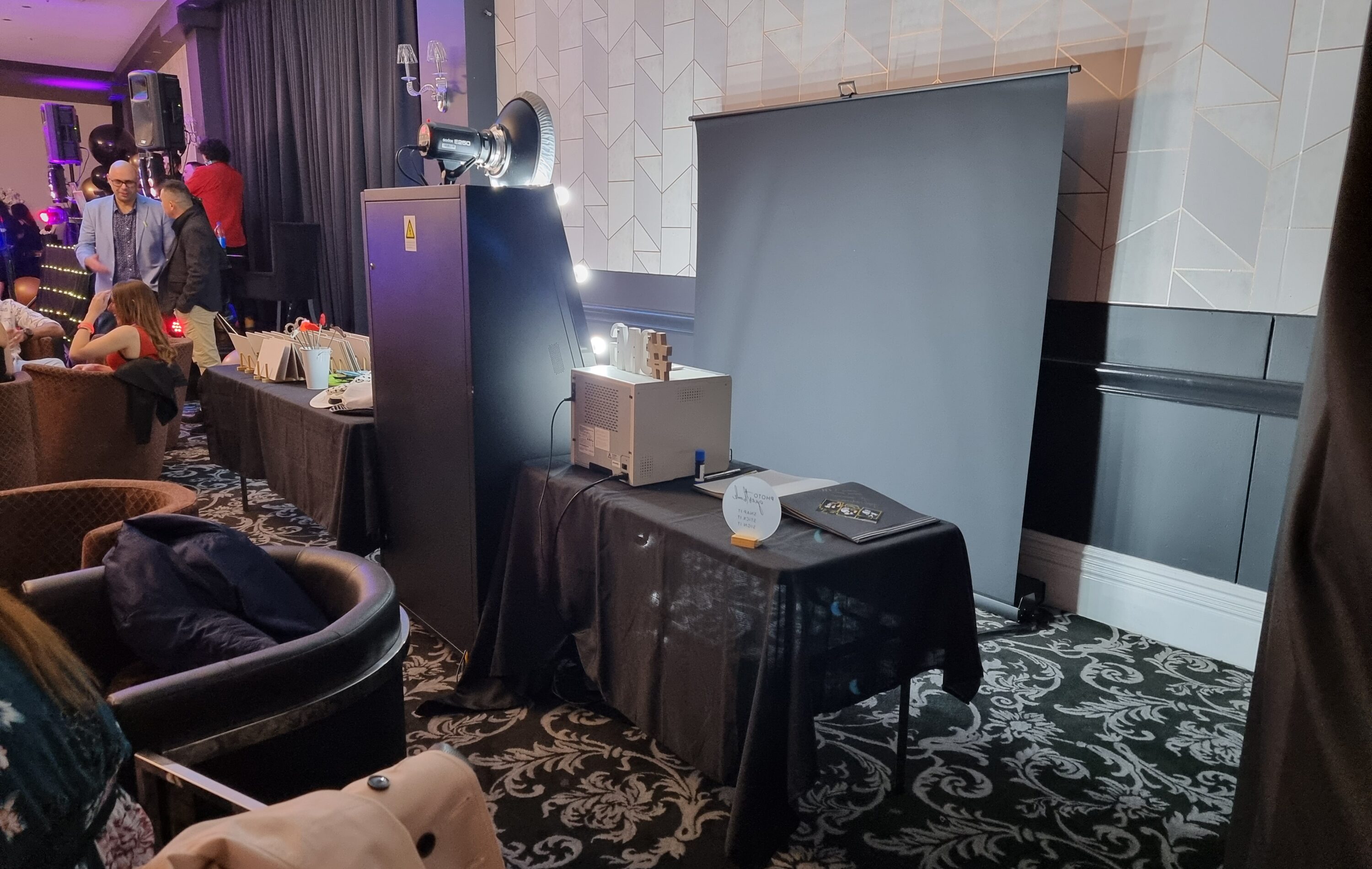 Open Booth Backdrop Example